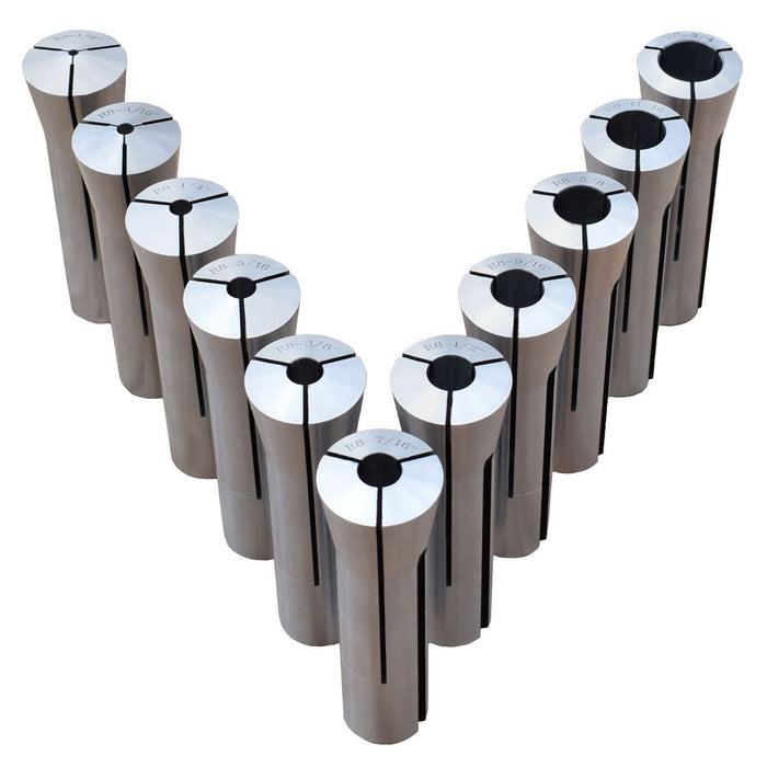 Ultra Precision 11 Piece R8 Collet Set