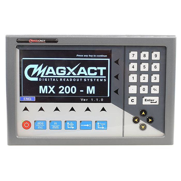 MagXact MX-200M Magnetic 3 Axis Mill DRO - 15x36x20 Inch Scales