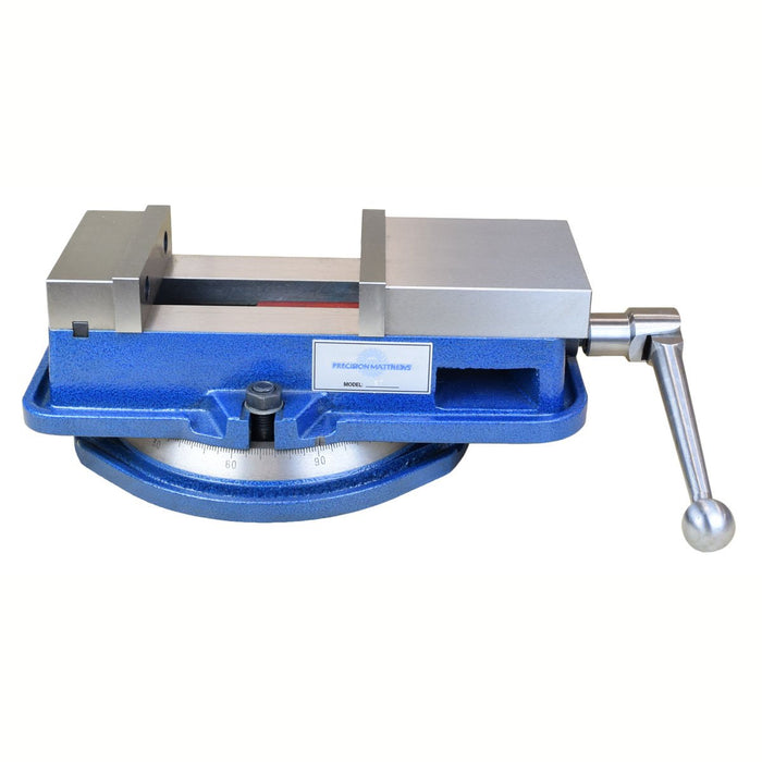 5 Inch High Precision Milling Vise w/Swivel Base