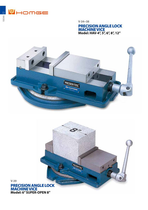 4 Inch Homge Ultra High Precision Milling Vise w/Swivel Base