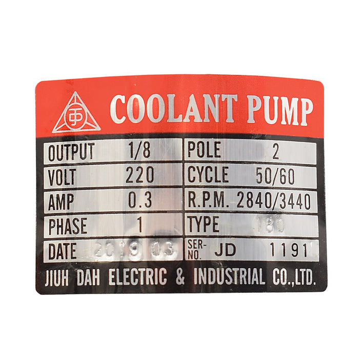 Coolant System, PM-1236T & PM-1340GT