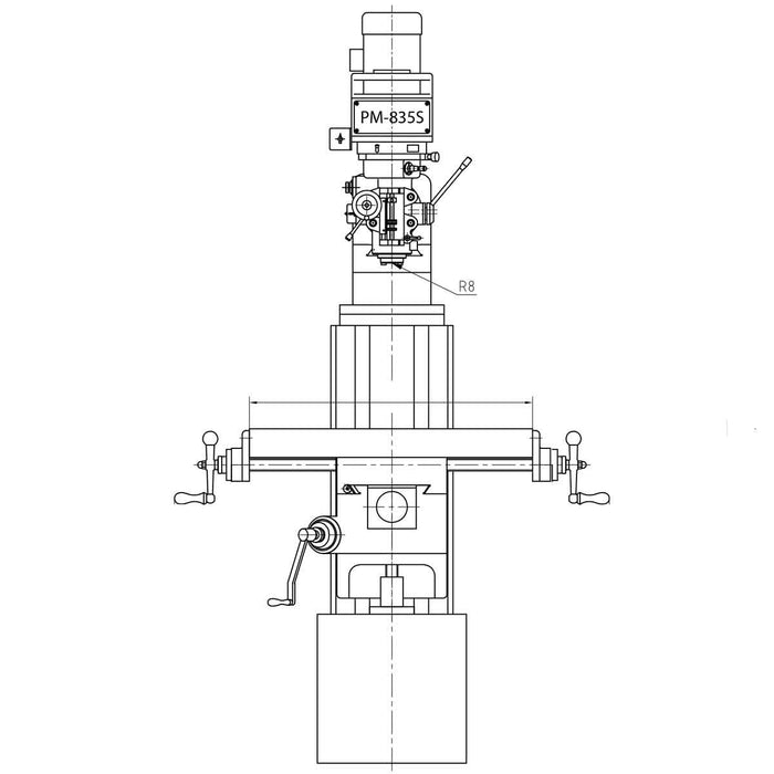 PM-835S Milling Machine